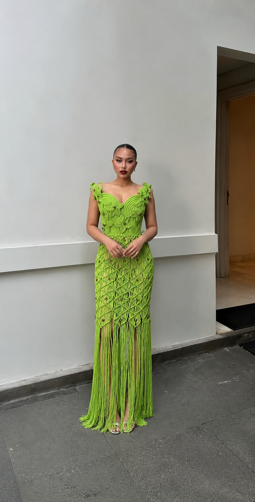 Beep Beep Macrame Dress