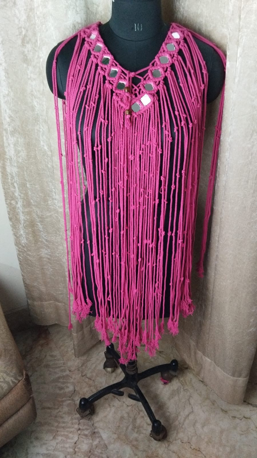 Breeze Macramé cape