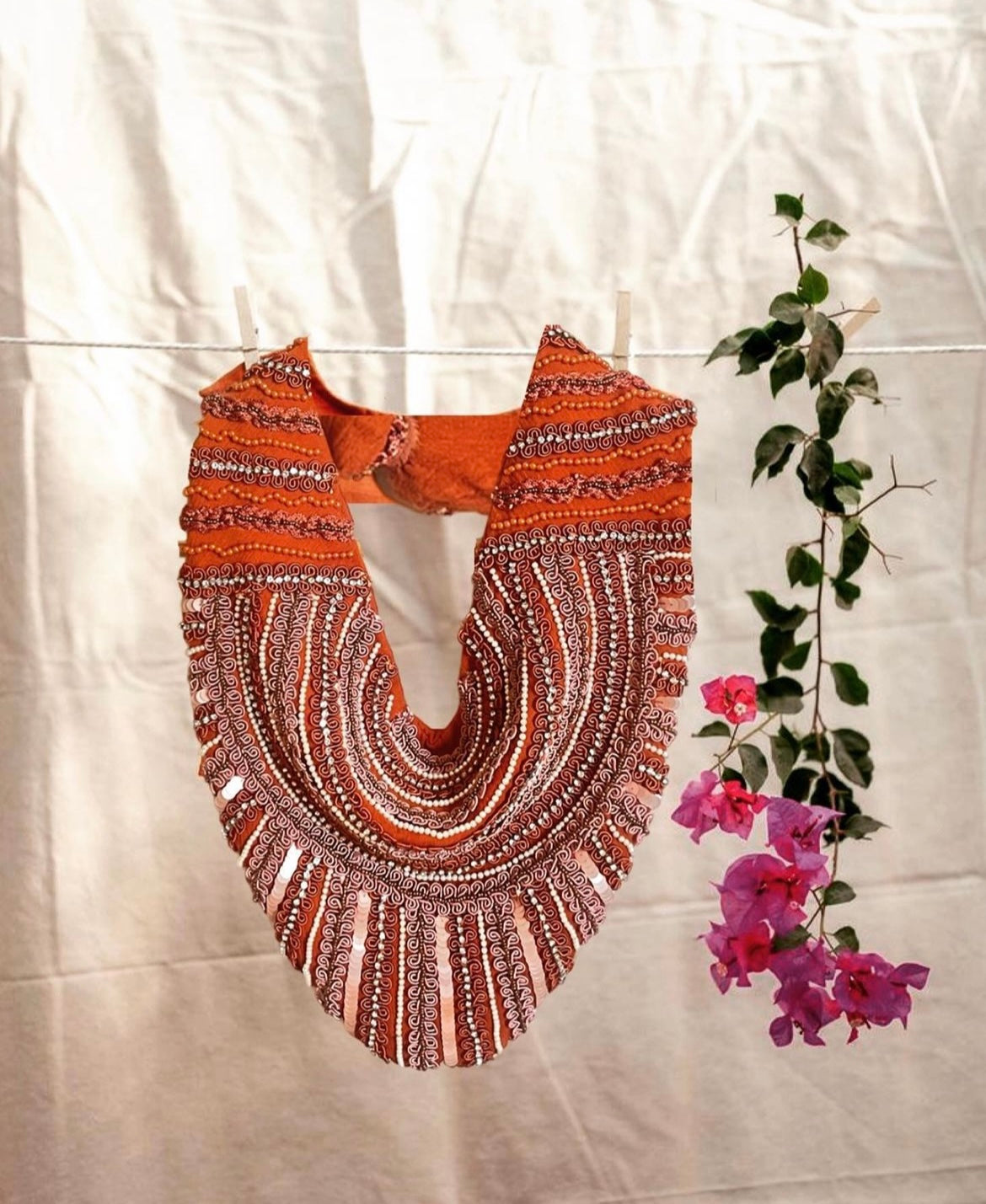 Cowl Salmon Scarf