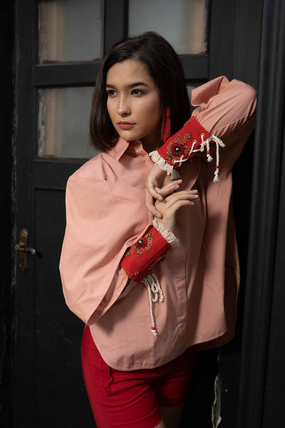 BLOOM Candy Red Cuffs