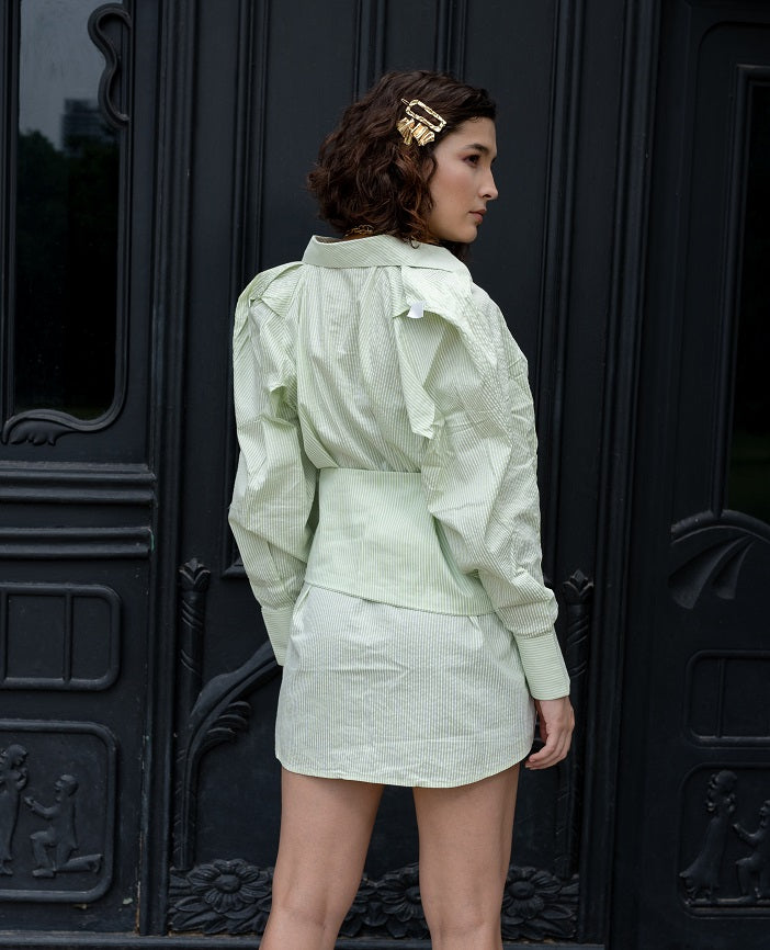 ALPHA Mint Belt Skater Shirt