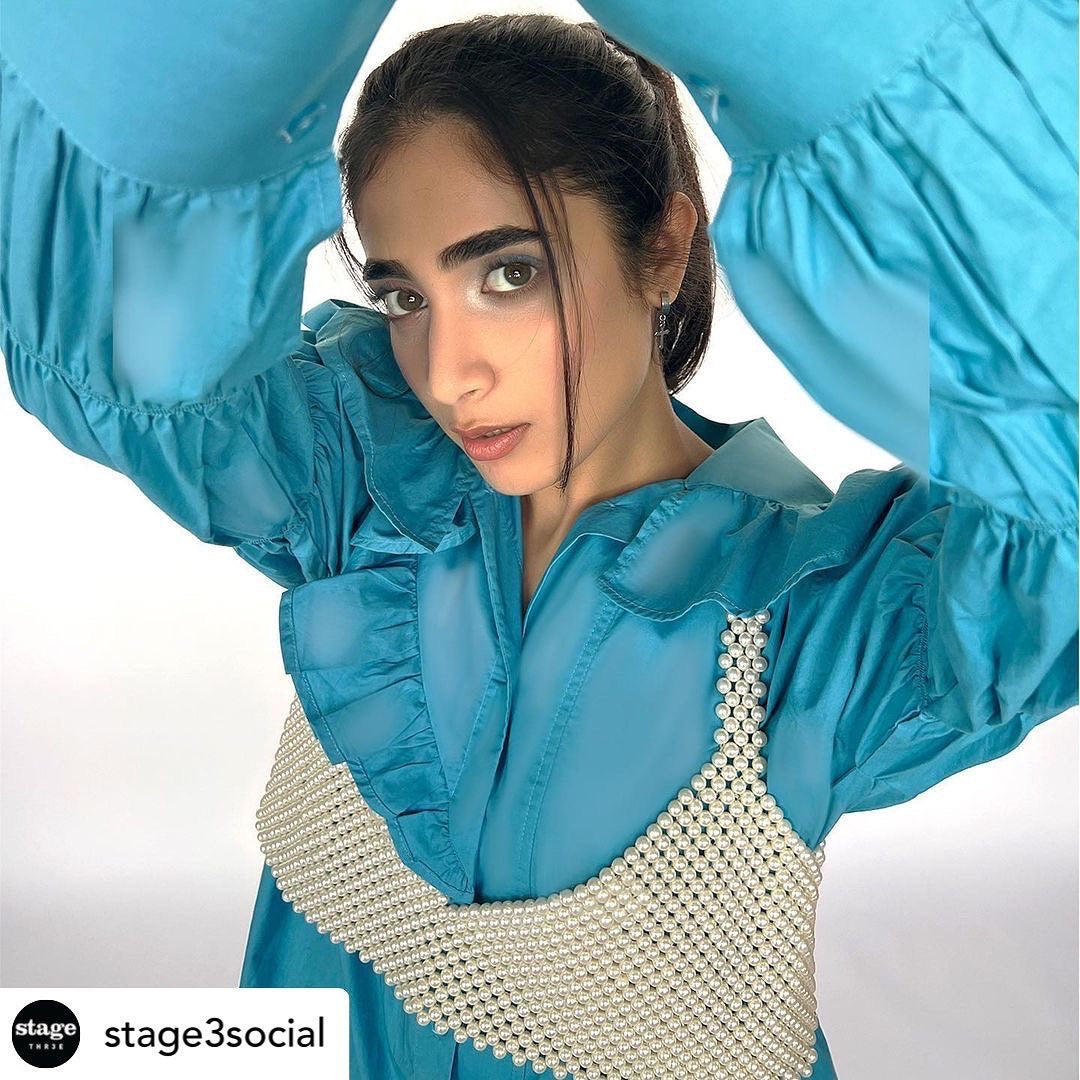 SEA oversized ruffle shirt