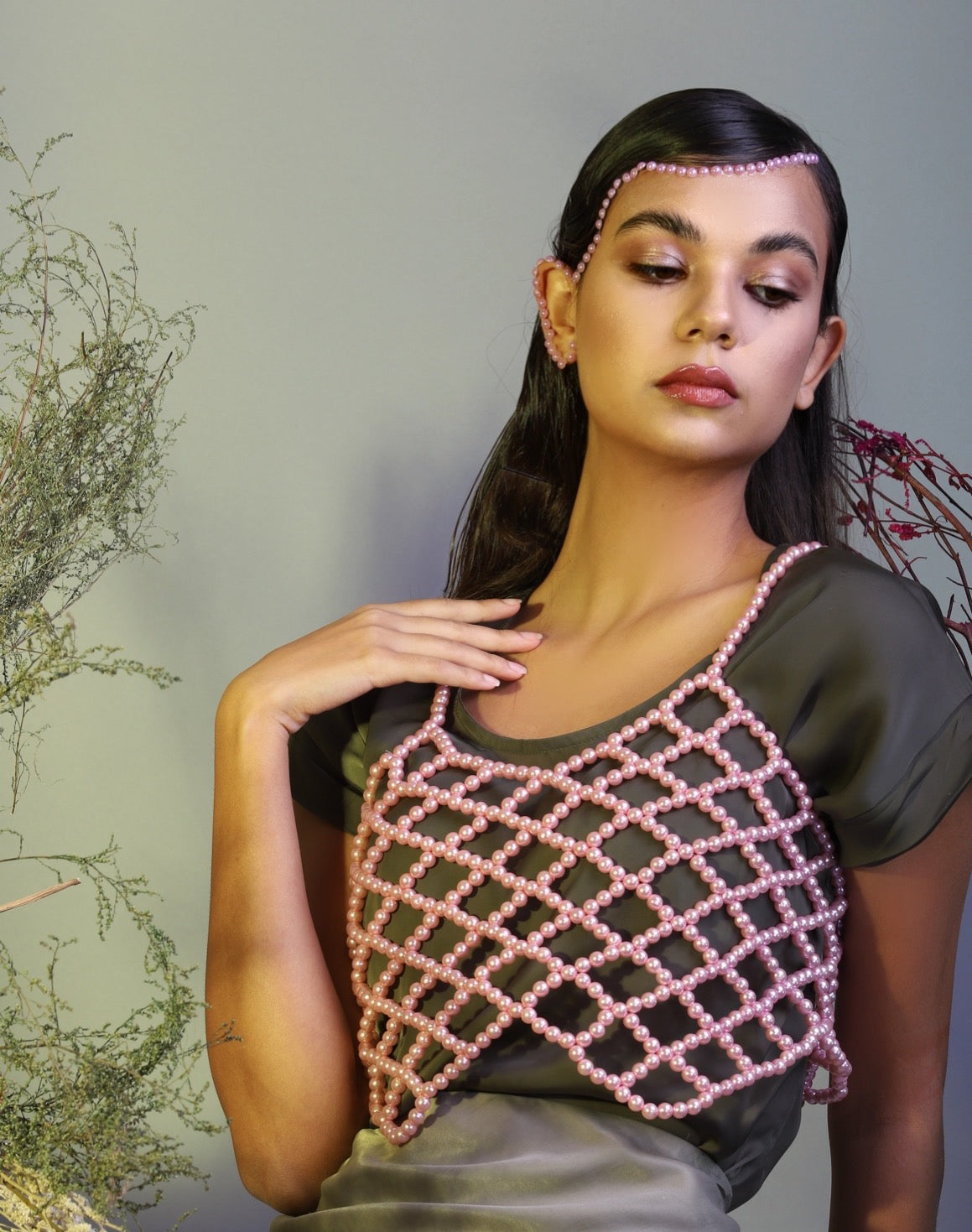 Rouge Pearl Bralette