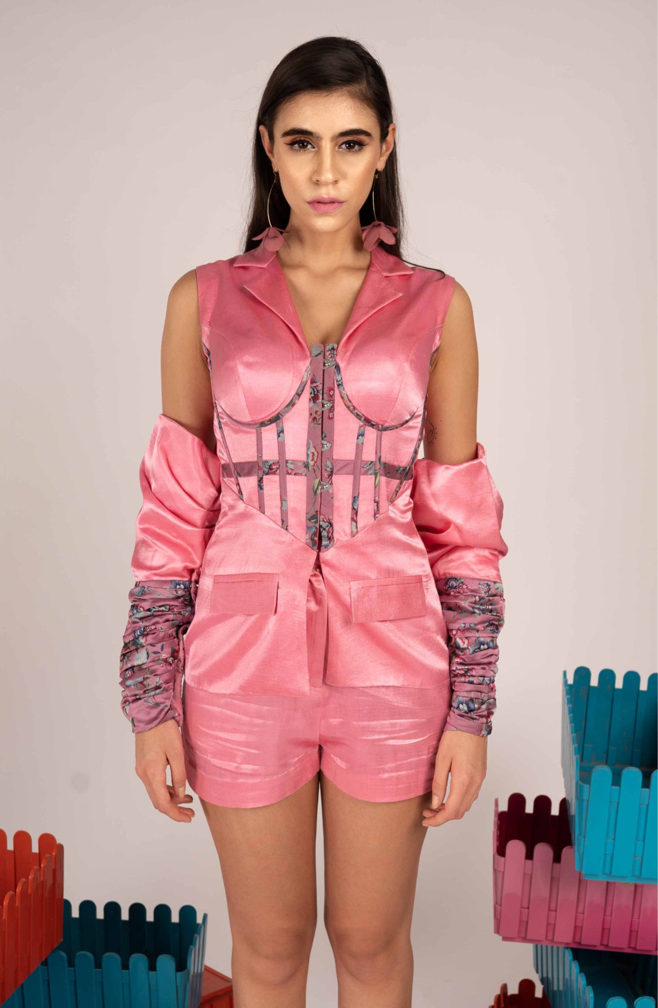 Rosy Playsuit CO-ord set