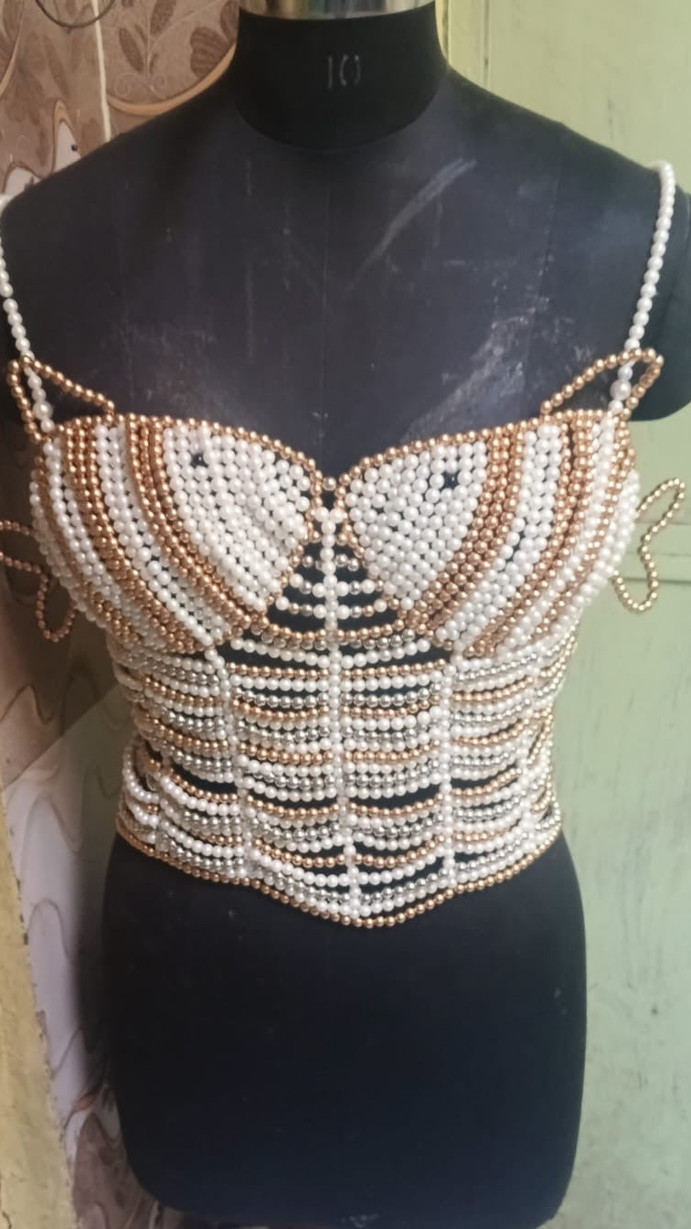 Pisces Beaded corset