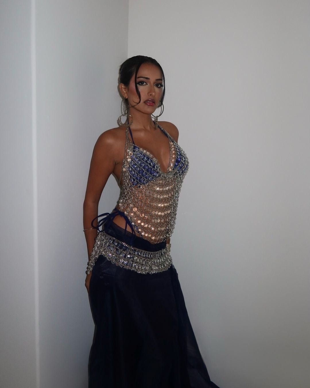 CLEAR BEADED CAMI