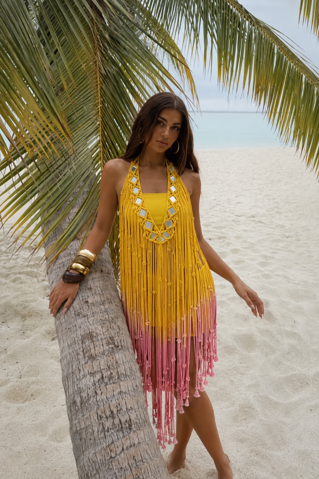 Breeze Macramé cape