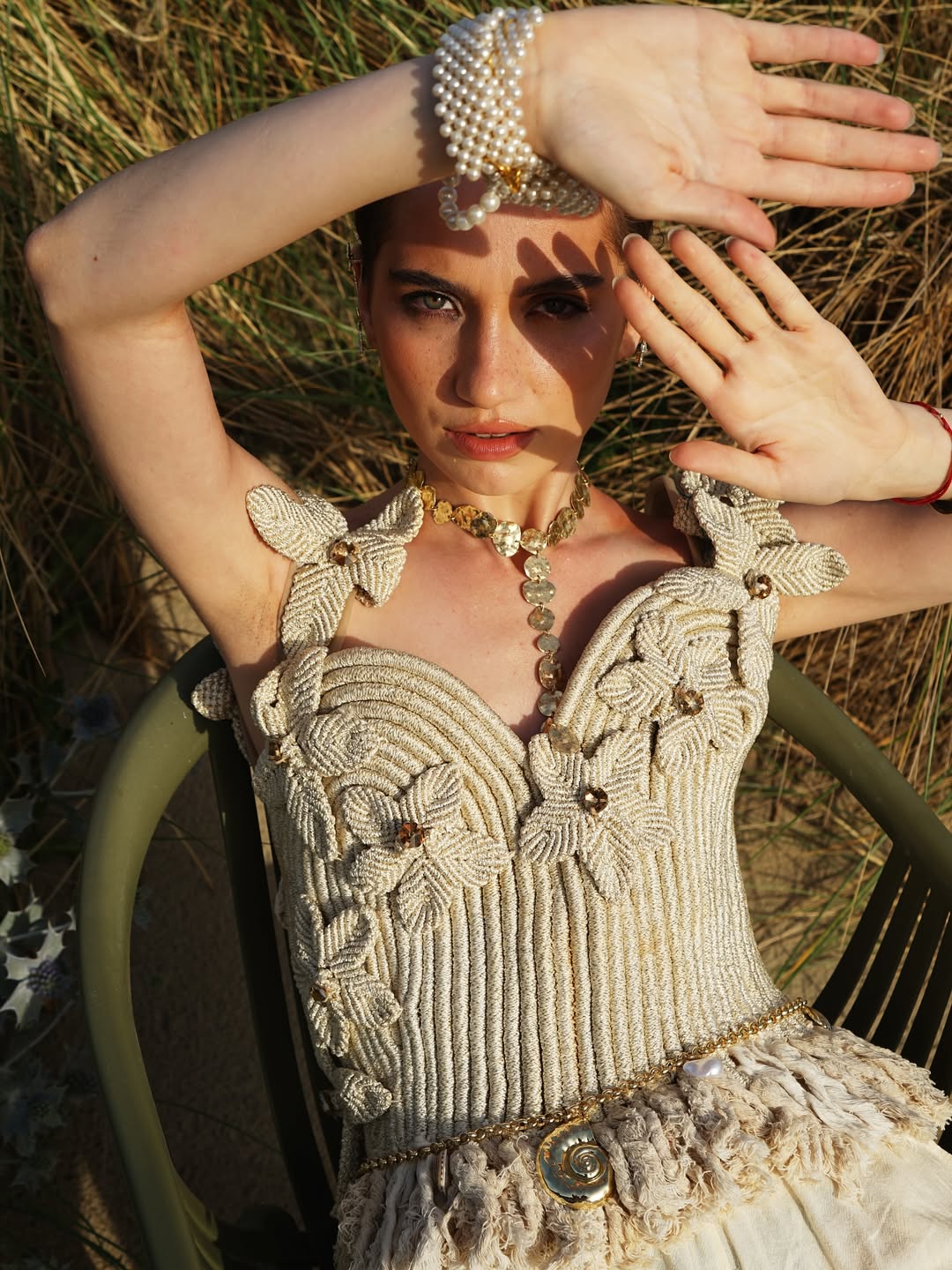“Golden Hour” corset Top