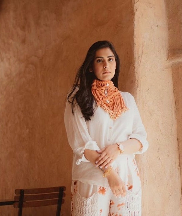 MAC macrame Handmade Neckpiece