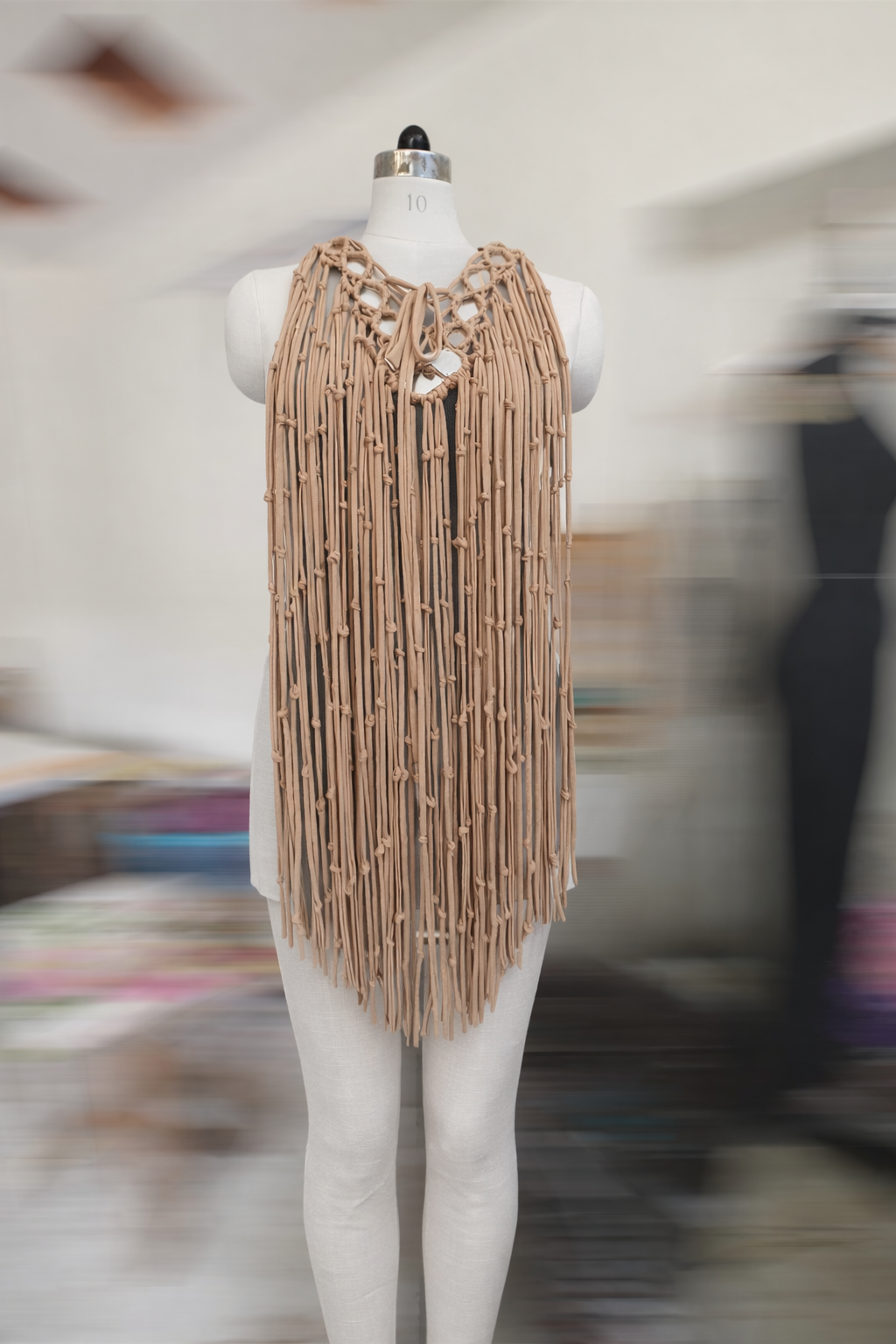 Breeze Macramé cape