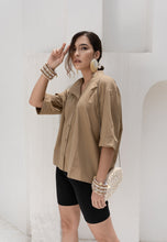 Load image into Gallery viewer, ALICE Tan Buttoned up Shirt
