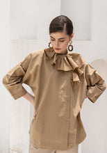 Load image into Gallery viewer, CHAYA Tan Brown Oversized Shirt
