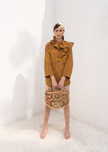 Load image into Gallery viewer, CHAYA Biscuit Brown Ruffled Shirt
