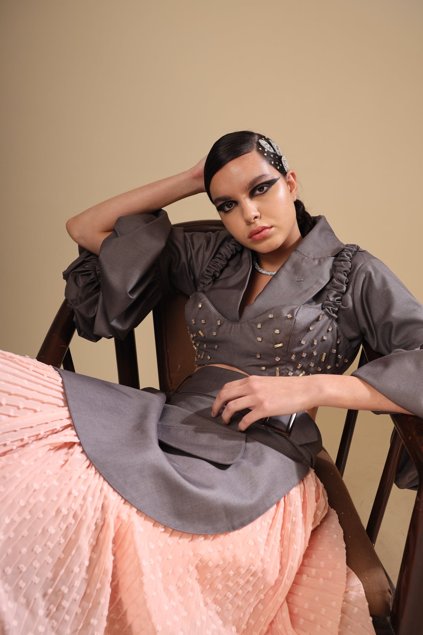 Dove Dream Blazer Co-ord set