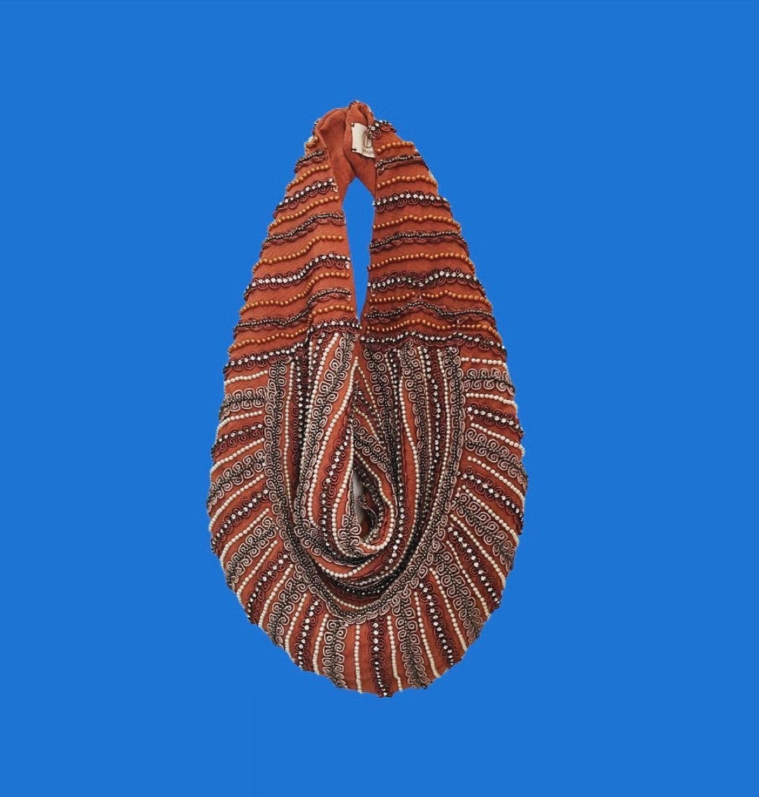 Cowl Salmon Scarf